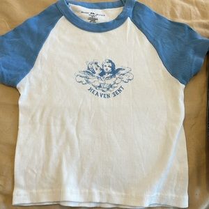 Brandy Melville cotton crop  t shirt